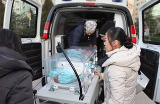 略阳县妇婴监护型护送